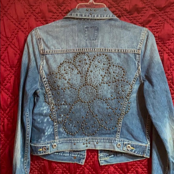 Lucky Brand Jackets & Blazers - 3 for $50 Lucky Brand stud embellished Jean jacket